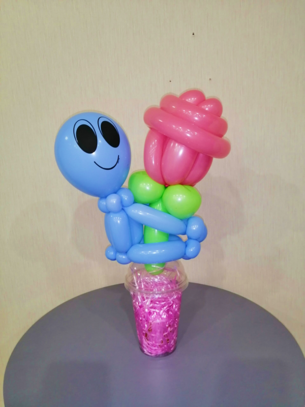 Bonbonnnière calin et rose, 1-2 pieds