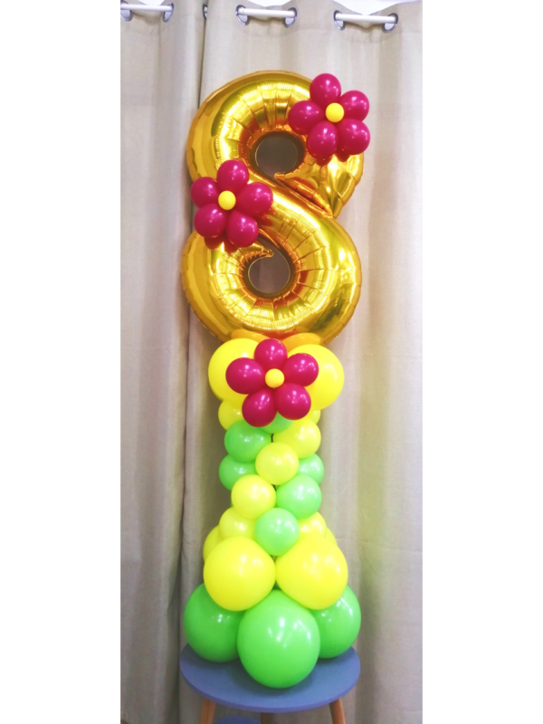 One number tower, 3-4ft